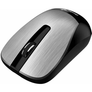 Мышь Genius ECO-8015 серебристый (Silver), 2.4GHz, BlueEye 800-1600 dpi, аккумулятор NiMH new package