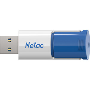 Флеш-накопитель NeTac U182 Blue USB3.0 Flash Drive 128GB,retractable