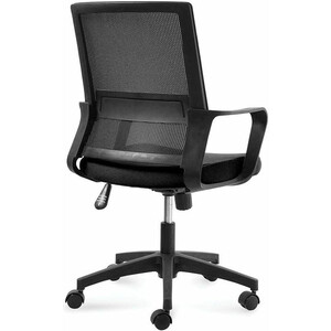 Офисное кресло NORDEN Бит LB 815B черный пластик / черная сетка / черная ткань