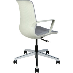 Офисное кресло NORDEN Некст 8002C-2KSB gray HY60200 серая ткань/ светло серый пластик