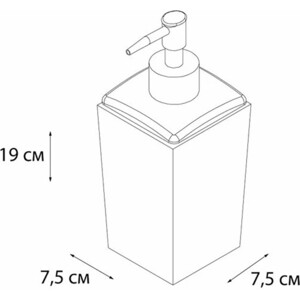 Дозатор жидкого мыла Fixsen Wood белый/дерево (FX-110-1)