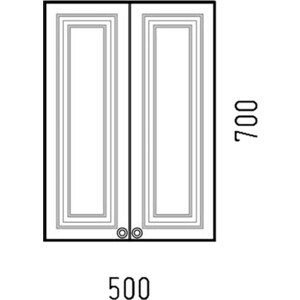 Шкаф подвесной Corozo Леон 50х70 белый (SD-00000775)