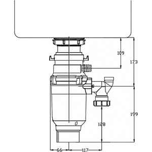 Измельчитель пищевых отходов EMAR ATC-WZB390A Compact