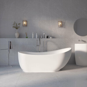 Акриловая ванна Grossman Style 180х90 белая матовая (GR-2303M)