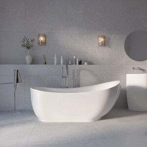 Акриловая ванна Grossman Style 180х90 белая глянцевая (GR-2303)