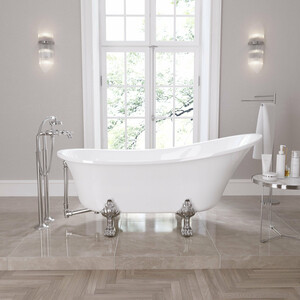 Акриловая ванна Grossman Retro 160х70 белая глянцевая (GR-1002)