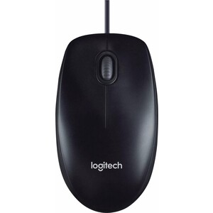 Мышь Logitech M90 black (USB1.1, оптическая, 1000dpi, 2but) (910-001970)