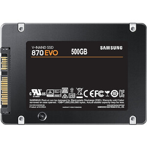 Накопитель Samsung SSD SATA III 500Gb MZ-77E500BW 870 EVO 2.5" (R560/W530MB/s) (MZ-77E500B/EU)