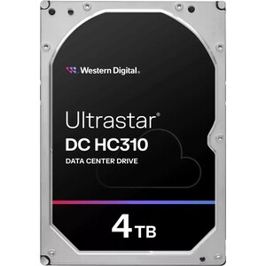 Накопитель Western Digital (WD) HDD 4Tb Ultrastar DC HC310, 3.5", 7.2K, 256Mb, 512e, SATA3 (HUS726T4TALE6L4/0B36040)