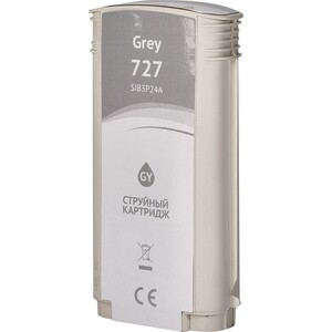 Картридж Sakura B3P24A (№727 Grey) для HP, серый, 130 мл.
