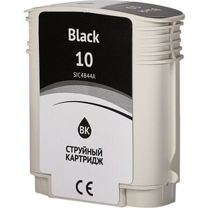 Картридж Sakura C4844A (№10 Black) для HP, черный, 72 мл., 2200 к.
