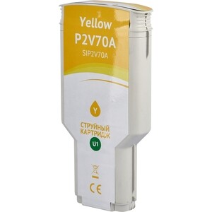 Картридж Sakura P2V70A (№730 Yellow) для HP, желтый, 300 мл.
