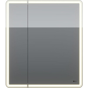 Зеркальный шкаф Lemark Element 70х80 с подсветкой, белый (LM70ZS-E)