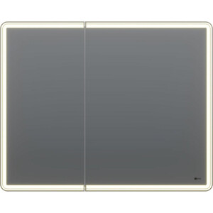 Зеркальный шкаф Lemark Element 100х80 с подсветкой, белый (LM100ZS-E)