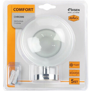 Мыльница Fixsen Comfort Chrome хром/стекло матовое (FX-85008)