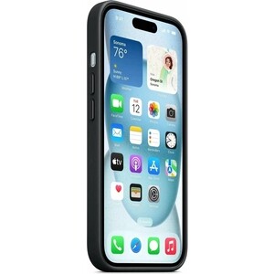 Чехол Apple для Apple iPhone 15 MT393FE/A with MagSafe черный