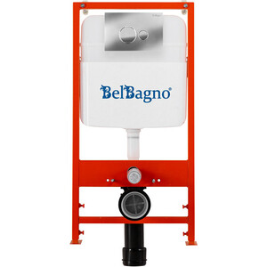Инсталляция для унитаза BelBagno BB026 с клавишей хром (BB026/BB081CR)