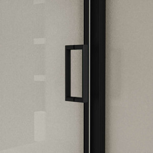 Душевая дверь Vincea City 110х195 прозрачная, черная (VDS-5CT110CLB)