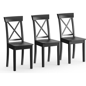 фото Три стула мебель-24 гольф-14 разборных, цвет венге, деревянное сиденье венге (1028328)