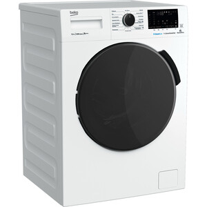 Комплект стиральная + сушильная машина и соединительная планка Beko WSPE7H616W + DF7412GA + PSKS