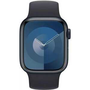 Смарт-часы Apple Watch Series 9 A2978 41мм OLED корп.темная ночь Solo Loop рем.темная ночь разм.брасл.:2 (MR9L3LL/A/MT9M3AM/A)