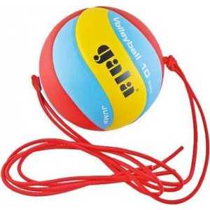 фото Мяч волейбольный gala на растяжках jump размер 5, цвет красно-сине-желтый