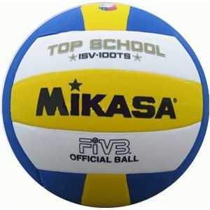 фото Мяч волейбольный mikasa isv100ts, размер 5, цвет бел-жел-син