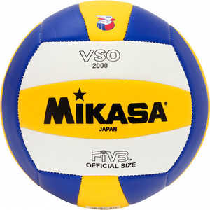 фото Мяч волейбольный mikasa vso2000, размер 5, цвет бел-жел-син