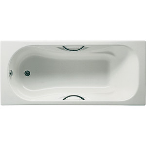 Чугунная ванна Roca Malibu 160x70 Antislip, с отверстиями для ручек (2334G0000)