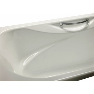 Чугунная ванна Roca Malibu 160x70 Antislip, с отверстиями для ручек (2334G0000)