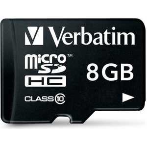 Verbatim microSD 8GB Class 10 (SD адаптер) (44081), microSD 8GB Class 10 (SD адаптер) (44081)
Verbatim microSD 8GB Class 10 (SD адаптер) (44081), microSD 8GB Class 10 (SD адаптер) (44081)