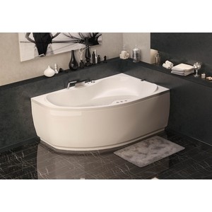 фото Акриловая ванна aquanet capri 160x100 r правая, с каркасом, без гидромассажа (205386)