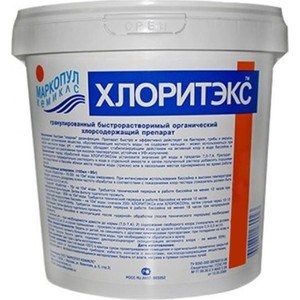 Дезинфицирующее средство для воды Маркопул Кемиклс Хлоритэкс М27, в таблетках, ведро 4 кг, Хлоритэкс М27, в таблетках, ведро 4 кг
Дезинфицирующее средство для воды Маркопул Кемиклс Хлоритэкс М27, в таблетках, ведро 4 кг, Хлоритэкс М27, в таблетках, ведро 4 кг