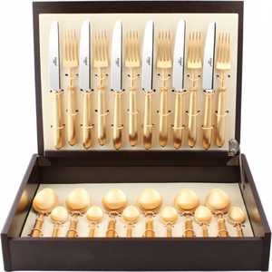 Набор столовых приборов Cutipol Mithos gold из 24-х предметов 9152, Mithos gold из 24-х предметов 9152
Набор столовых приборов Cutipol Mithos gold из 24-х предметов 9152, Mithos gold из 24-х предметов 9152