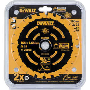 Диск пильный DeWALT 165х20мм 24зуба Extreme (DT 10300), 165х20мм 24зуба Extreme (DT 10300)
Диск пильный DeWALT 165х20мм 24зуба Extreme (DT 10300), 165х20мм 24зуба Extreme (DT 10300)