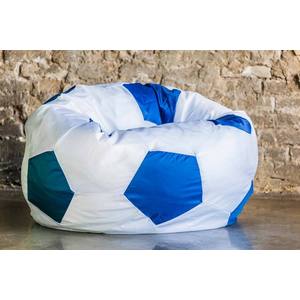 фото Кресло мяч dreambag оксфорд бело-голубой