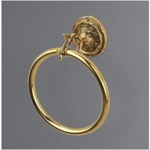 Полотенцедержатель кольцо Art&Max Barocco, античное золото (AM-1783-Do-Ant)