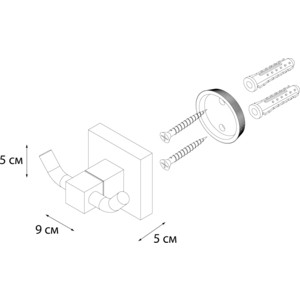 Крючок двойной Fixsen Metra (FX-11105A)