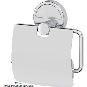 Держатель туалетной бумаги FBS Luxia с крышкой, хром (LUX 055)