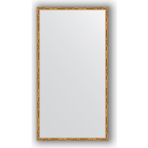 Зеркало в багетной раме поворотное Evoform Definite 57x107 см, золотой бамбук 24 мм (BY 0729)