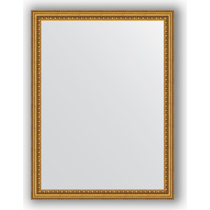 Зеркало в багетной раме поворотное Evoform Definite 62x82 см, бусы золотые 46 мм (BY 1007)