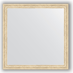 Зеркало в багетной раме Evoform Definite 73x73 см, слоновая кость 51 мм (BY 1025)