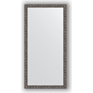 Зеркало в багетной раме поворотное Evoform Definite 50x100 см, черненое серебро 38 мм (BY 1048)