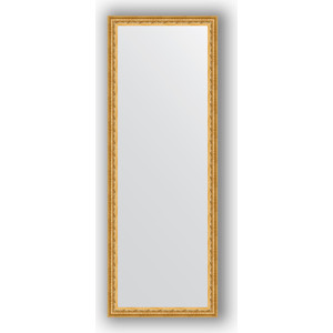 Зеркало в багетной раме поворотное Evoform Definite 52x142 см, сусальное золото 47 мм (BY 1068)