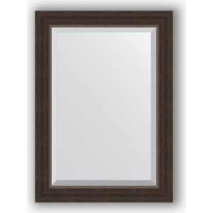 Зеркало с фацетом в багетной раме поворотное Evoform Exclusive 51x71 см, палисандр 62 мм (BY 1124)