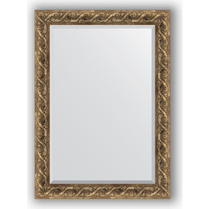 Зеркало с фацетом в багетной раме поворотное Evoform Exclusive 76x106 см, фреска 84 мм (BY 1299)