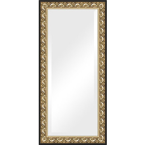 Зеркало с фацетом в багетной раме поворотное Evoform Exclusive 80x170 см, барокко золото 106 мм (BY 1311)