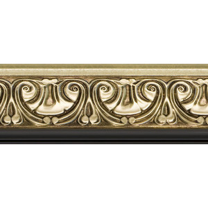 Зеркало с фацетом в багетной раме поворотное Evoform Exclusive 80x170 см, барокко золото 106 мм (BY 1311)
