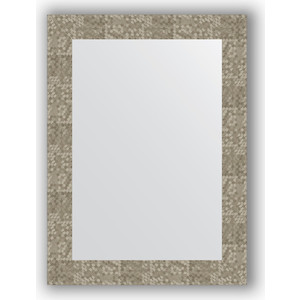 Зеркало в багетной раме поворотное Evoform Definite 56x76 см, соты титан 70 мм (BY 3052)