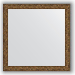 Зеркало в багетной раме Evoform Definite 74x74 см, виньетка состаренная бронза 56 мм (BY 3233)